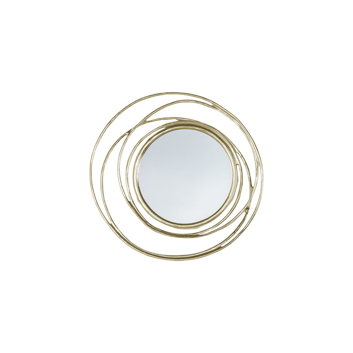 Nelson Lighting NL1409500 Satin Gold Decorative Mirror