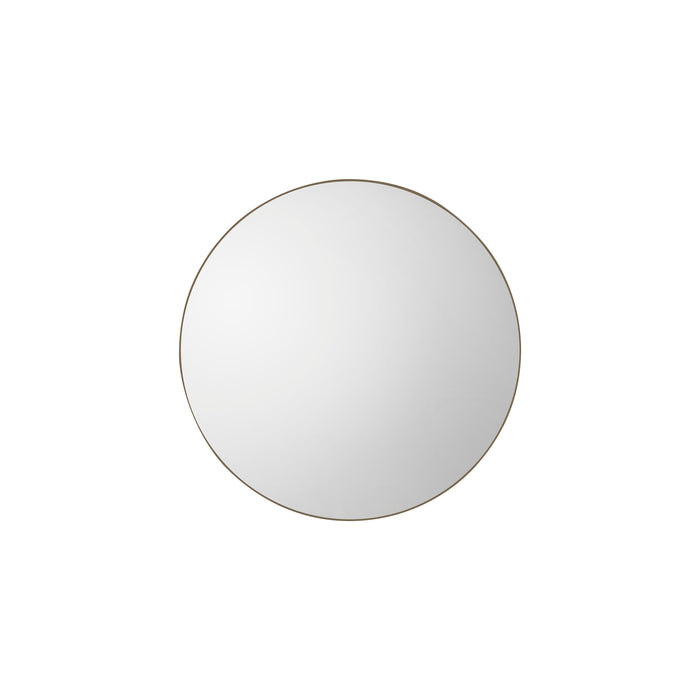 Nelson Lighting NL1409530 Champagne Gold Finish Round Mirror