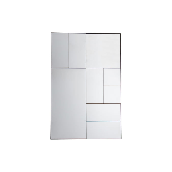 Nelson Lighting NL1409537 Multi Glass Panel Rectangle Mirror