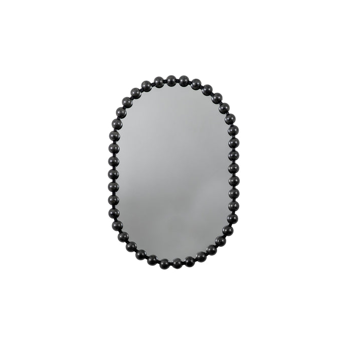 Nelson Lighting NL1409558 Aged Black Ellipse Mirror