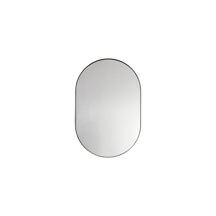 Nelson Lighting NL1409651 Matt Black Ellipse Mirror