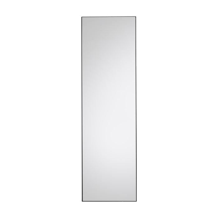 Nelson Lighting NL1409653 Matt Black Rectangle Leaner Mirror