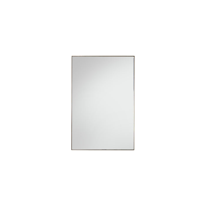 Nelson Lighting NL1409657 Aged Bronze Paint Rectangle Mirror