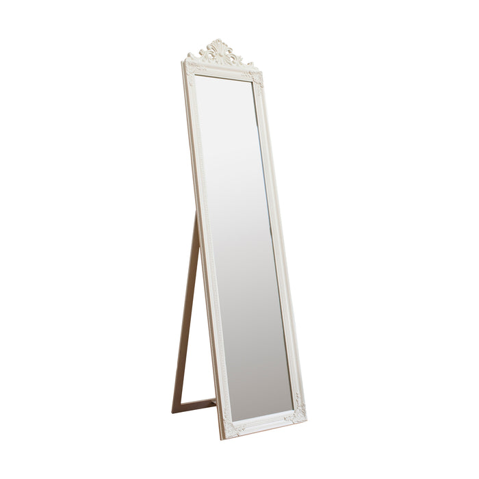 Nelson Lighting NL1409680 White Cheval Mirror