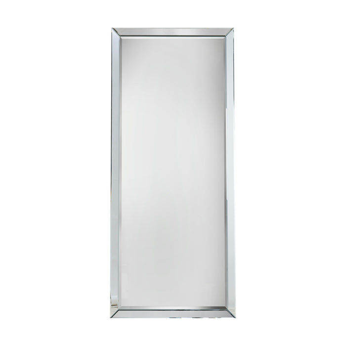 Nelson Lighting NL1409693 Brushed Silver Edged Leaner Mirror