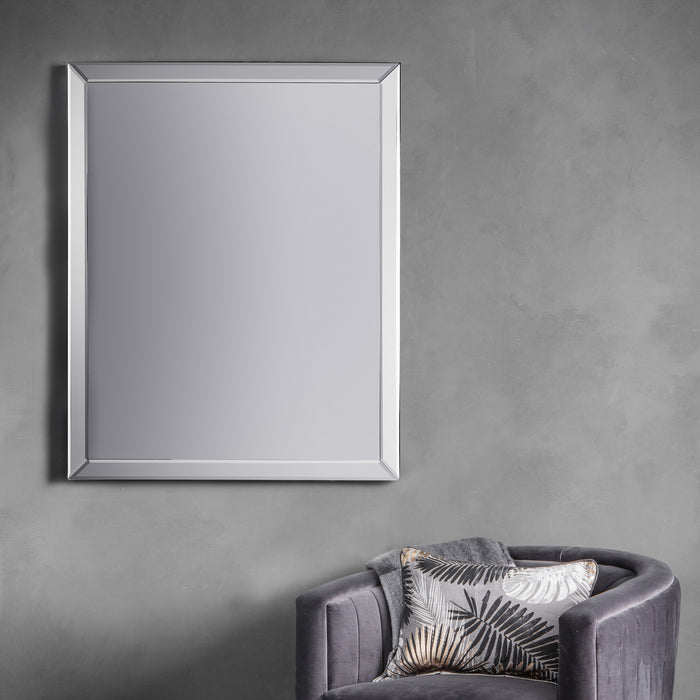 Nelson Lighting NL1409697 Silver Edged Large Mirror