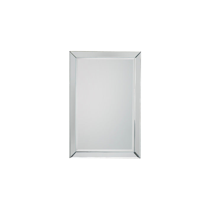 Nelson Lighting NL1409698 Brushed Silver Medium Rectangle Mirror