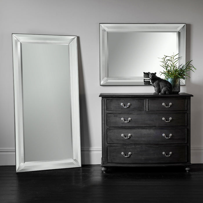 Nelson Lighting NL1409712 Bevelled Mirror Framed Leaner Mirror