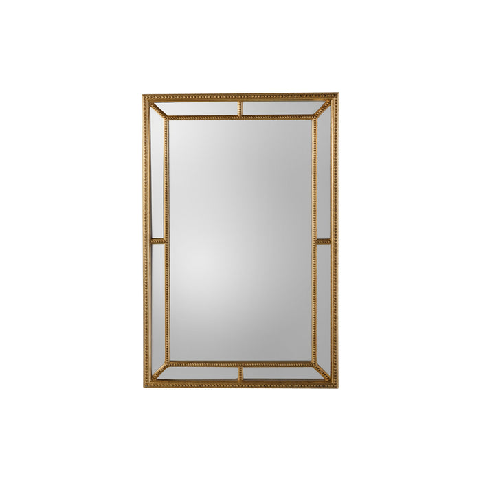 Nelson Lighting NL1409751 Antique Gold Rectangular Mirror