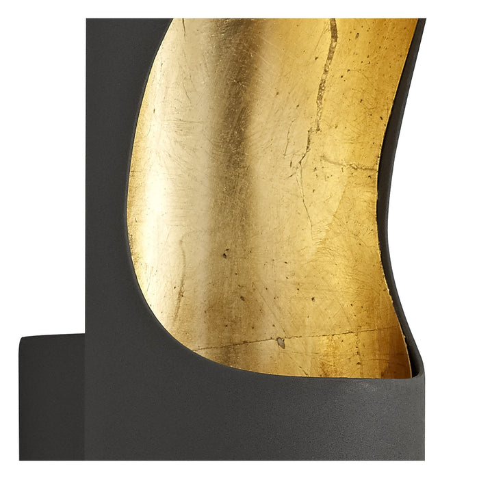 Nelson Lighting NL70369 Sirias Wall Lamp LED Anthracite/Gold Leaf