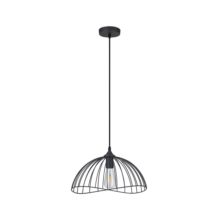 Nelson Lighting NL83799 Belgium Dome Pendant Graphite