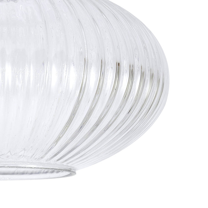 Nelson Lighting NL73319 Acme Shade Clear