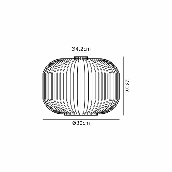 Nelson Lighting NL83049 Acme Shade Clear