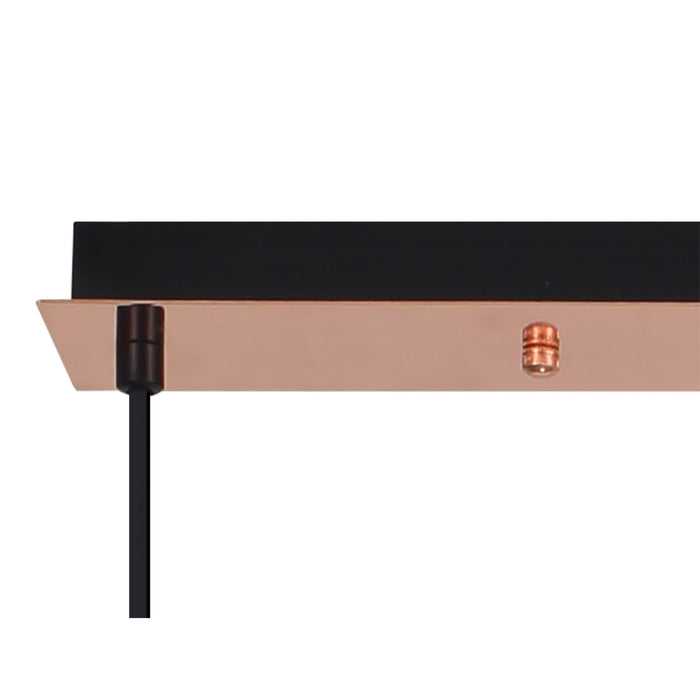 Nelson Lighting NL83179 Acme Linear Suspension Kit Copper/Matt Black