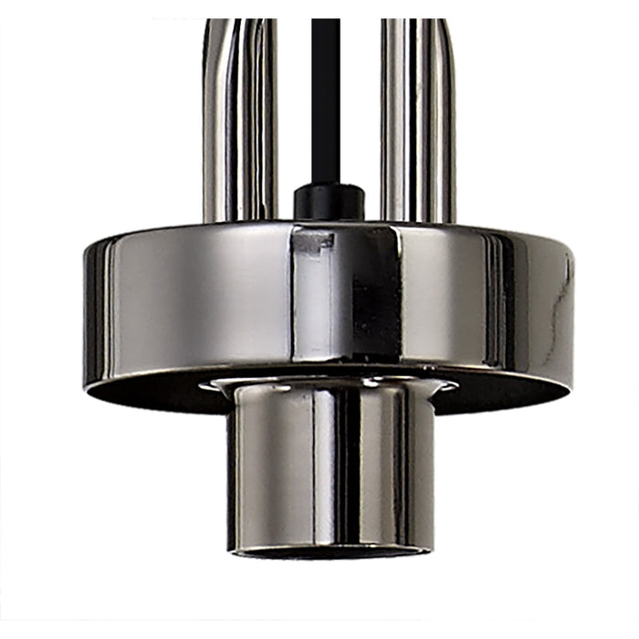 Nelson Lighting NL83199 Acme Linear Suspension Kit Black Chrome/Matt Black