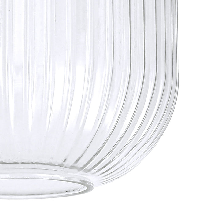 Nelson Lighting NL83879 Acme Shade Clear