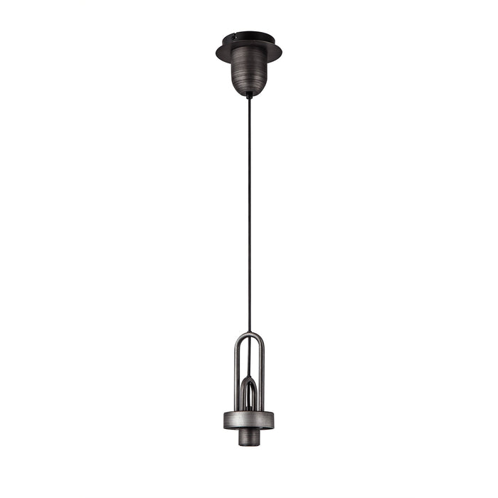 Nelson Lighting NL84389 Acme Suspension Kit Aged Pewter/Matt Black