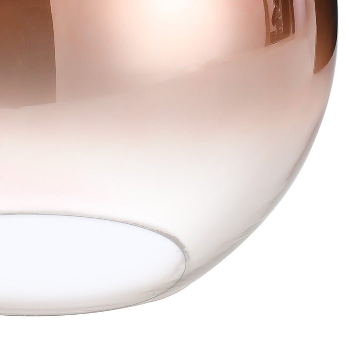 Nelson Lighting NL86969 Acme Shade Copper Clear