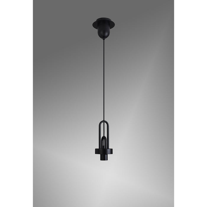 Nelson Lighting NL87729 Acme Suspension Kit Matt Black