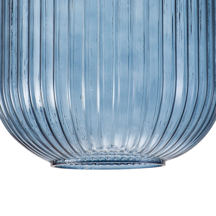 Nelson Lighting NL93189 Acme Shade Petrol Blue