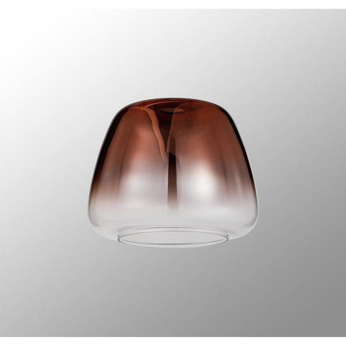 Nelson Lighting NL9989/CUF9 Acme Shade Copper Clear