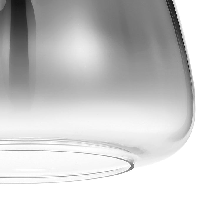 Nelson Lighting NL9989/SMF9 Acme Shade Smoked Clear