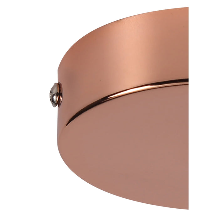 Nelson Lighting NL78849 Apollo Canopy Kit Rose Gold