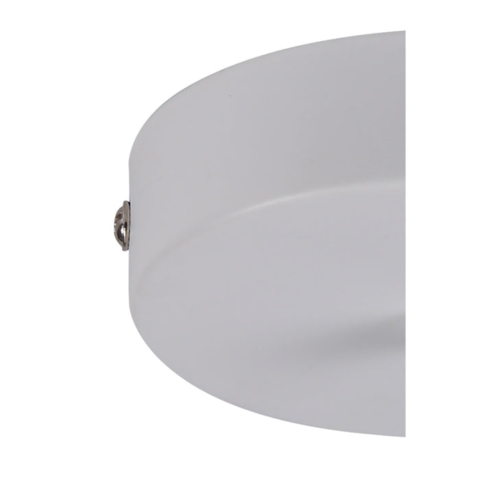 Nelson Lighting NL78909 Apollo Canopy Kit White