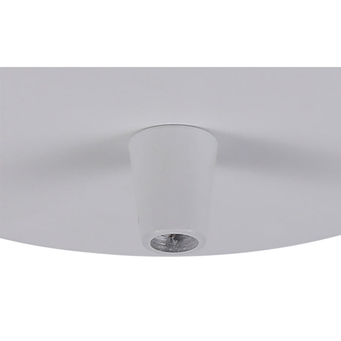 Nelson Lighting NL78909 Apollo Canopy Kit White