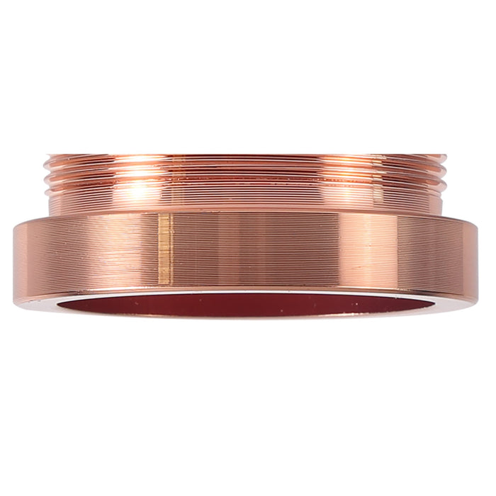 Nelson Lighting NL78939 Apollo Deeper Lampholder Ring For Attaching Multiple Shades & Cages Rose Gold