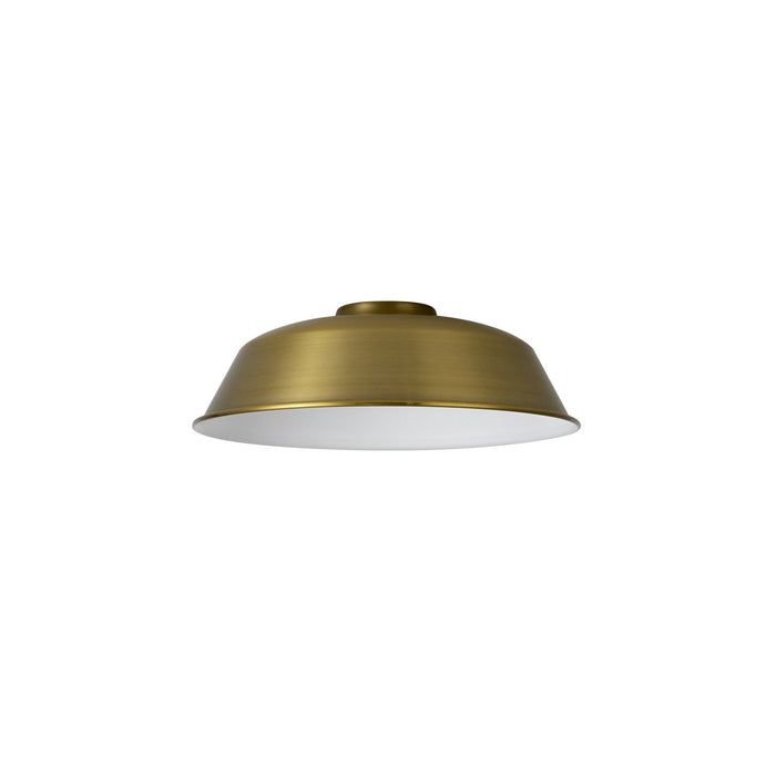 Nelson Lighting NL79109 Apollo Shade Gilt Bronze White