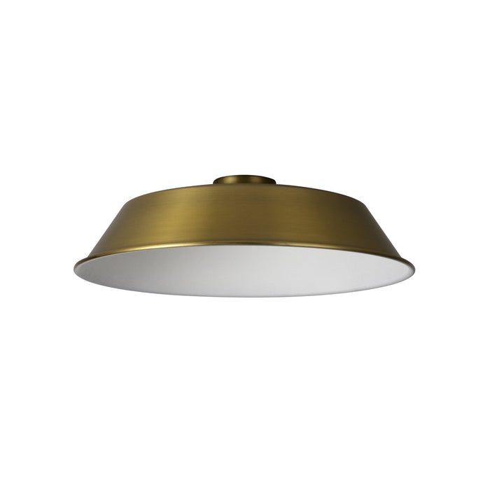 Nelson Lighting NL79199 Apollo Shade Gilt Bronze White