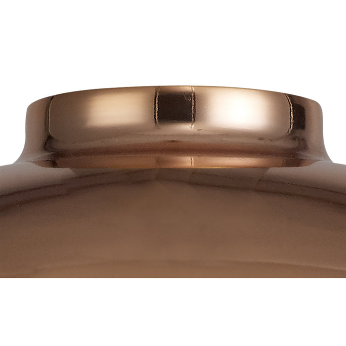 Nelson Lighting NL79299 Apollo Shade Rose Gold White