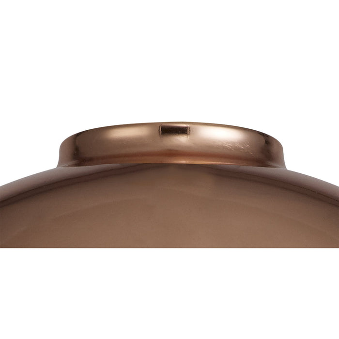 Nelson Lighting NL79389 Apollo Shade Rose Gold White