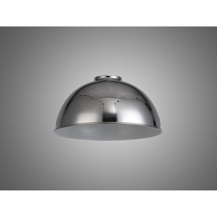 Nelson Lighting NL79399 Apollo Shade Chrome White