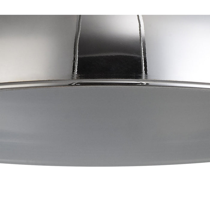 Nelson Lighting NL79399 Apollo Shade Chrome White