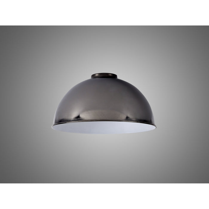 Nelson Lighting NL79419 Apollo Shade Black Chrome White