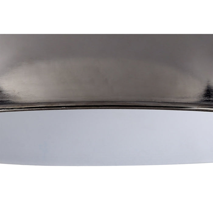 Nelson Lighting NL79419 Apollo Shade Black Chrome White