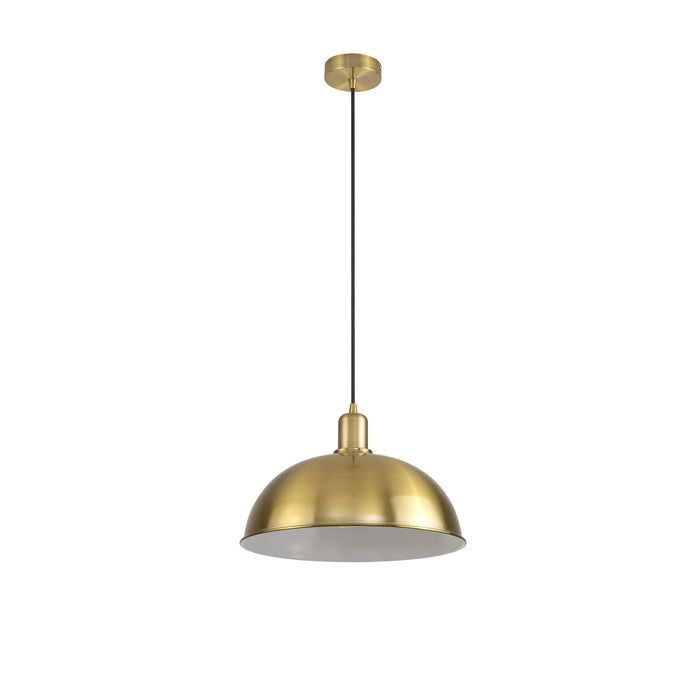 Nelson Lighting NL79469 Apollo Shade Gilt Bronze White