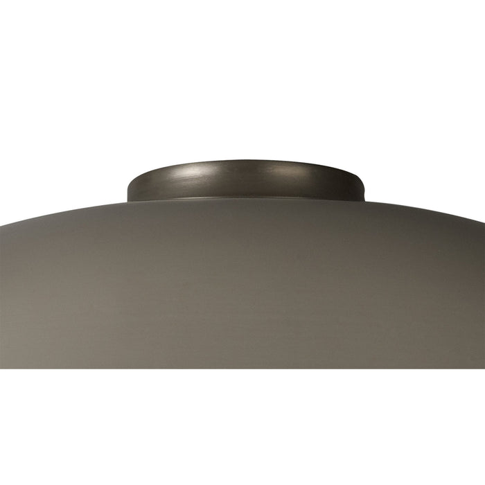 Nelson Lighting NL79499 Apollo Shade Brushed Nickel White