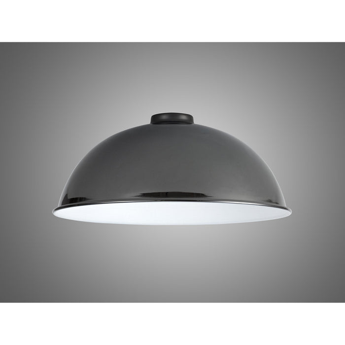 Nelson Lighting NL79509 Apollo Shade Black Chrome White