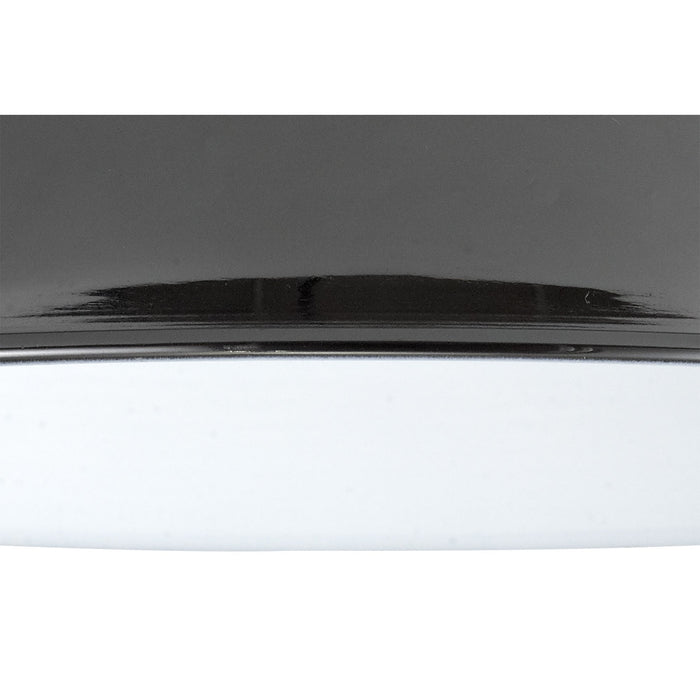 Nelson Lighting NL79509 Apollo Shade Black Chrome White