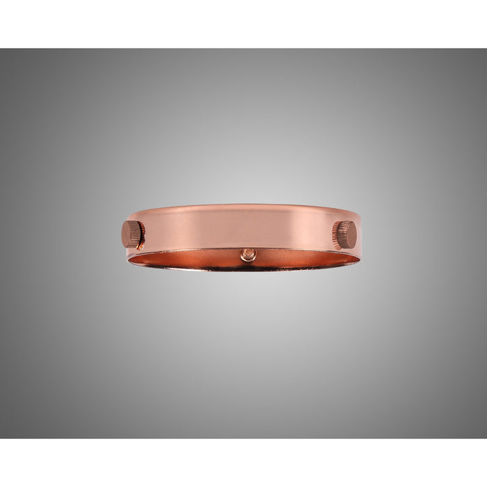 Nelson Lighting NL79569 Apollo 70mm Collar Ring c/w 3 Screws Rose Gold