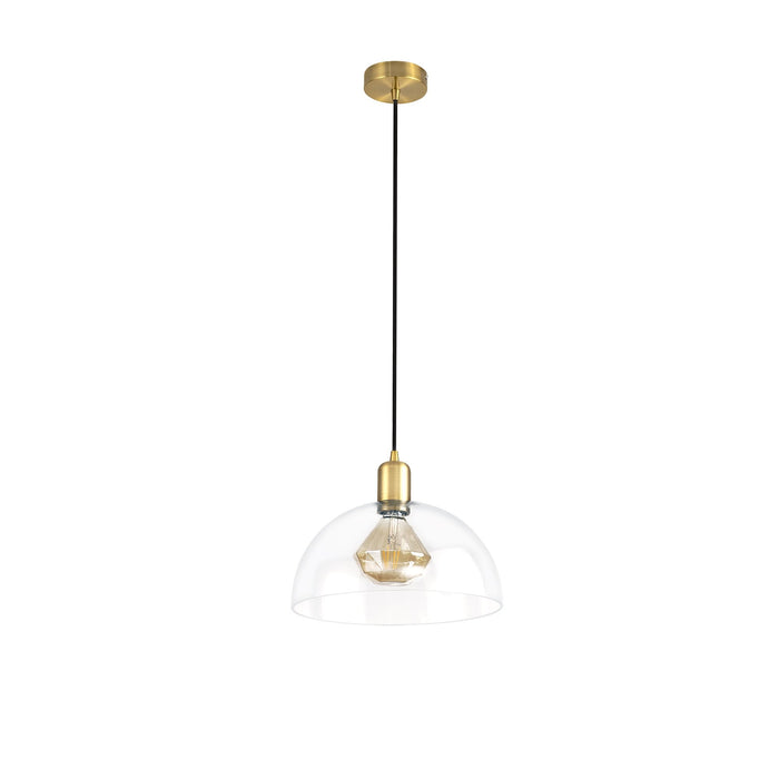 Nelson Lighting NL79639 Apollo Shade Clear