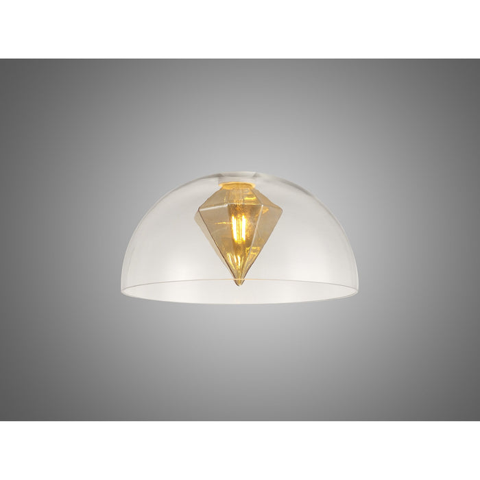 Nelson Lighting NL79639 Apollo Shade Clear