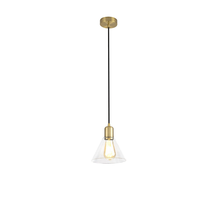 Nelson Lighting NL79649 Apollo Shade Clear