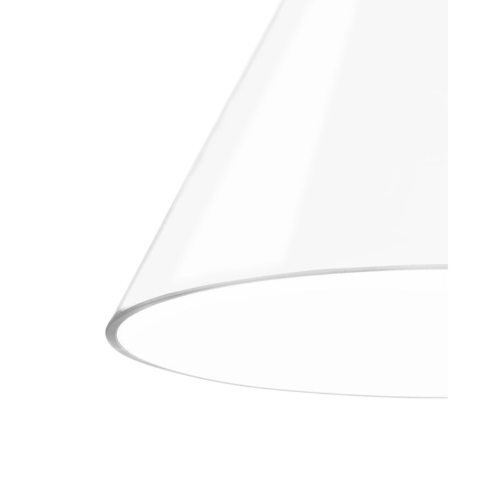 Nelson Lighting NL79649 Apollo Shade Clear