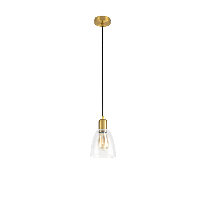 Nelson Lighting NL79669 Apollo Shade Clear