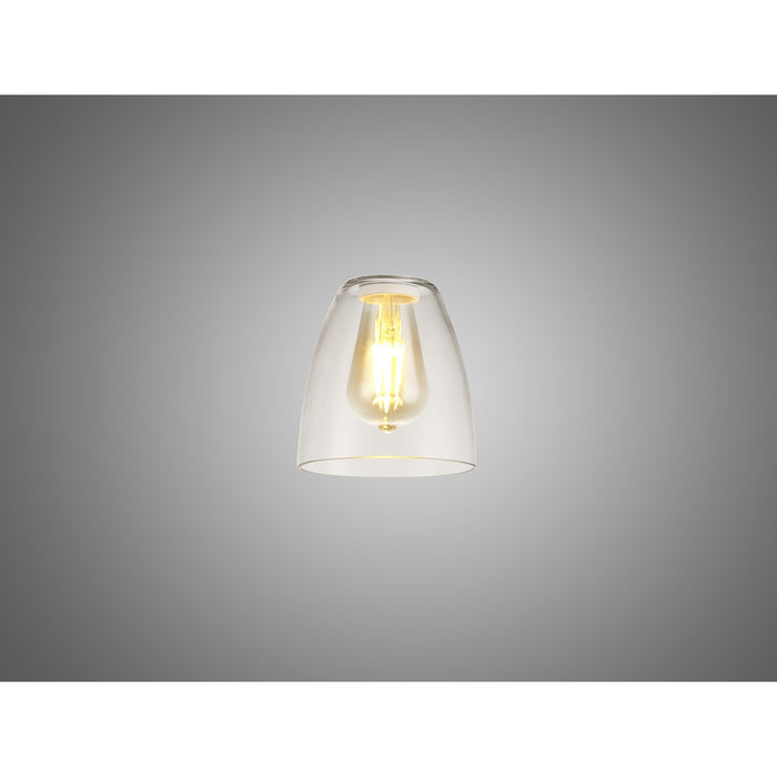 Nelson Lighting NL79669 Apollo Shade Clear