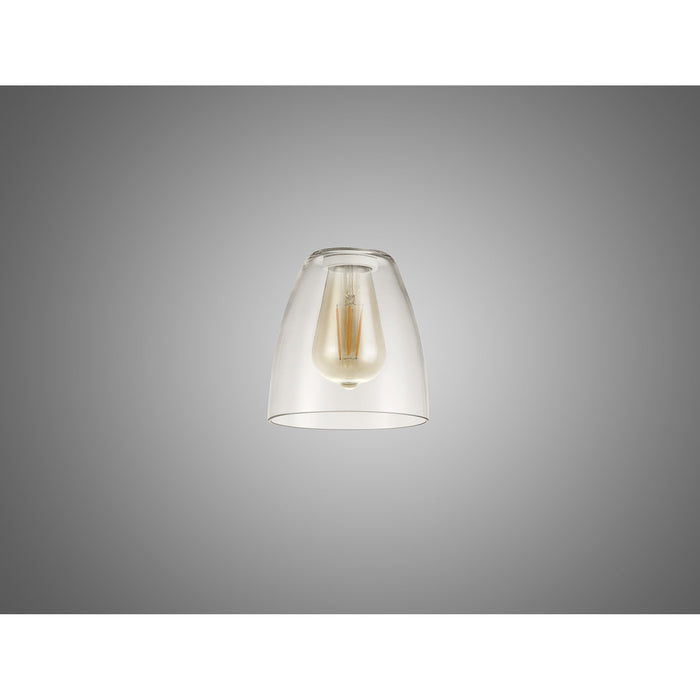 Nelson Lighting NL79669 Apollo Shade Clear